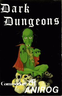 Dark Dungeons Commodore 64 US box art